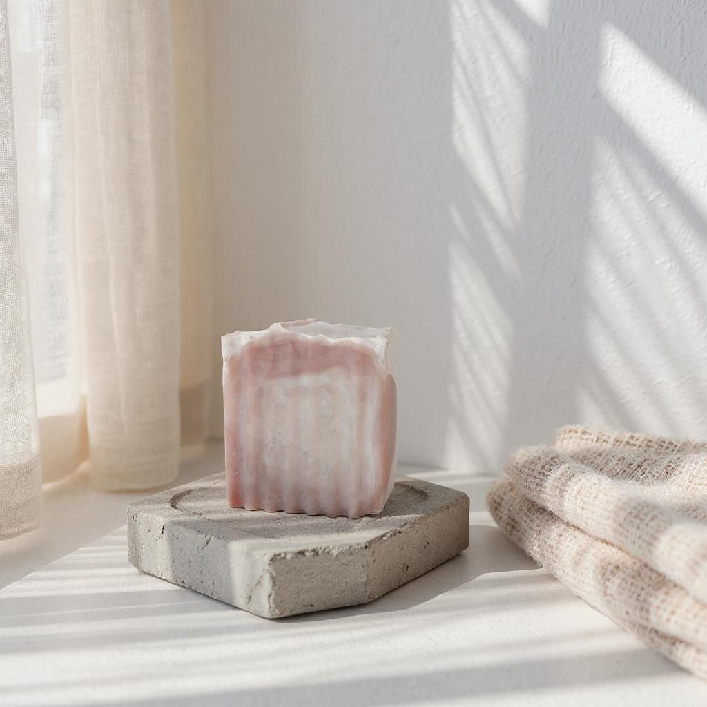 Pure 100% Tallow Soap - with Pink Clay - 150g