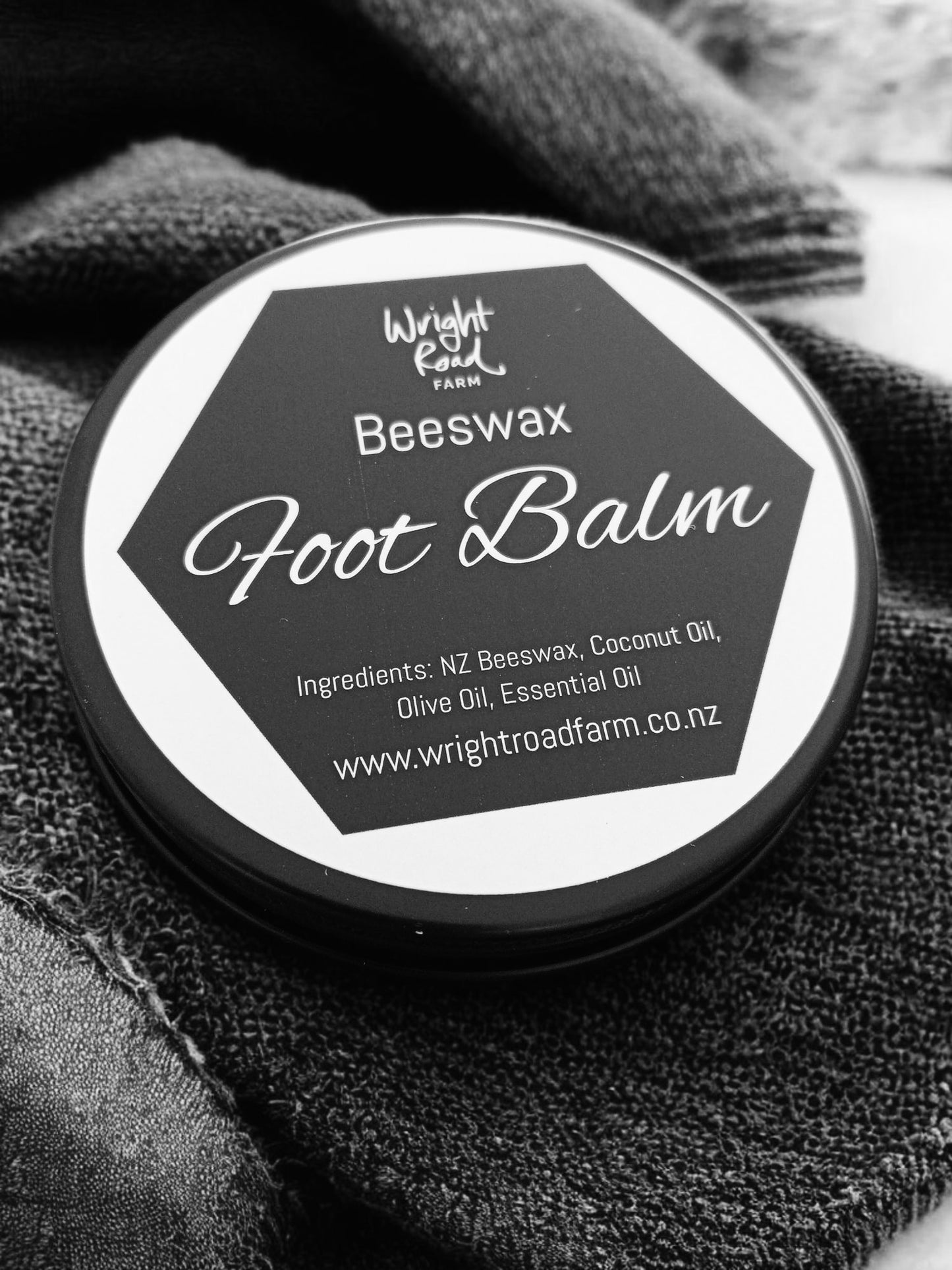 Natural Beeswax Foot Balm | Nourishing and protective - 100ml Jar