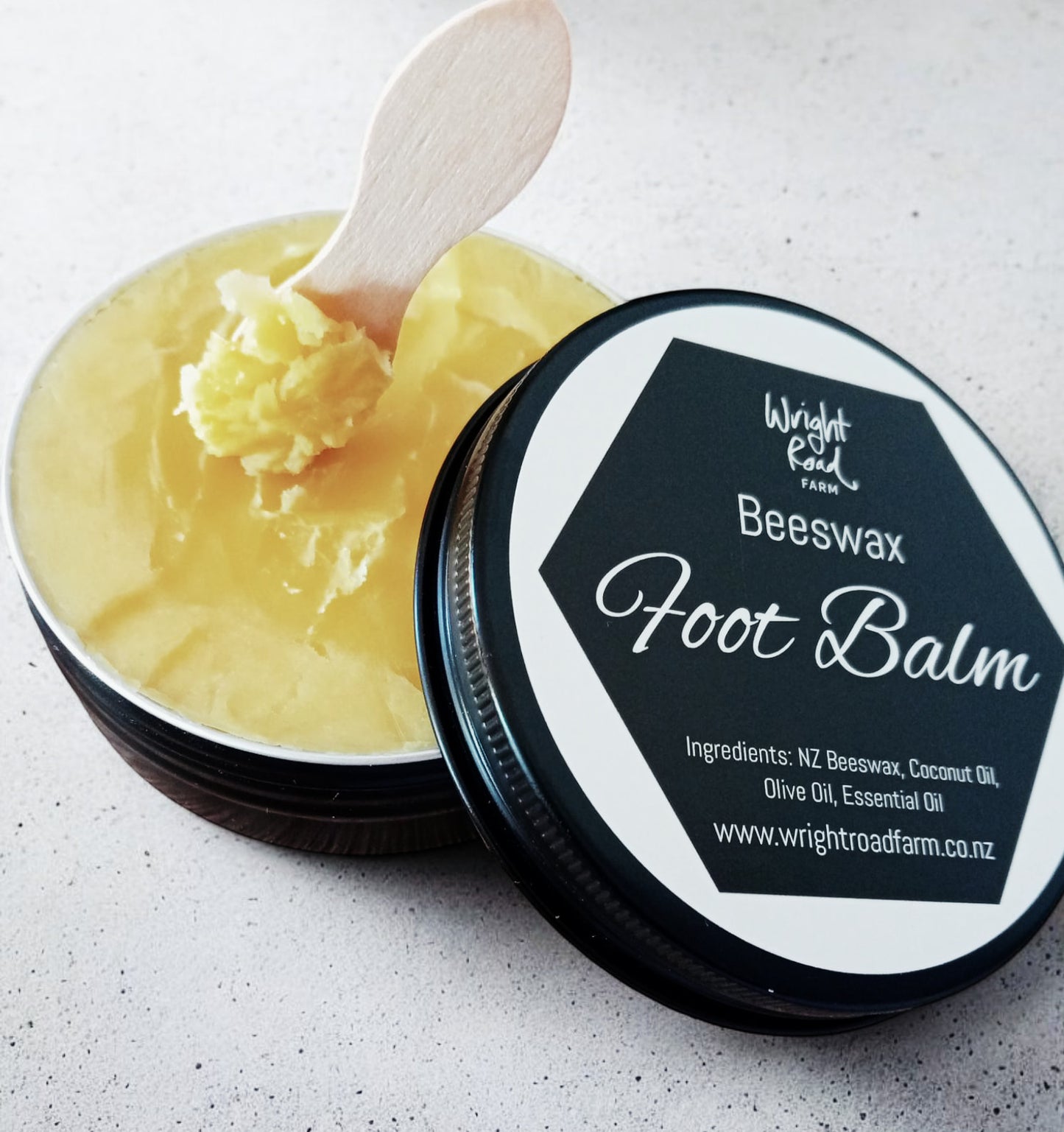 Natural Beeswax Foot Balm | Nourishing and protective - 100ml Jar