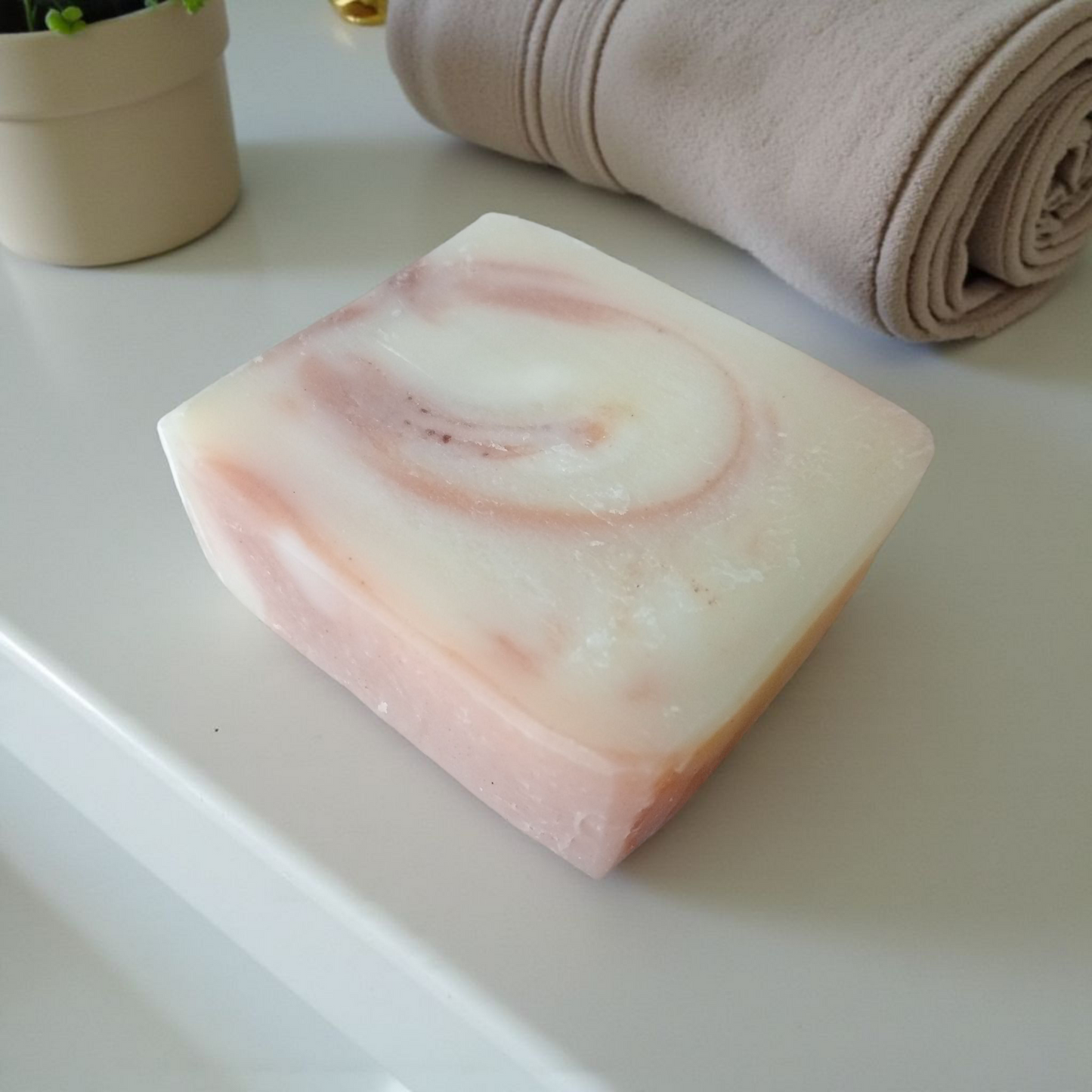 Pure 100% Tallow Soap - with Pink Clay - 150g