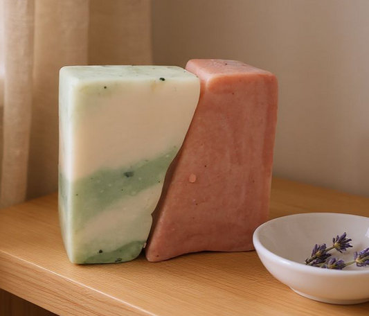 Tallow Soap Gift Box - 6 beautiful unique pyrimid shaped artisan soaps - PREORDER TODAY DEC SHIPPING