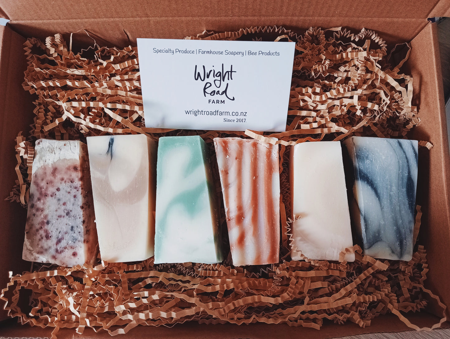 Tallow Soap Gift Box - 6 beautiful unique pyrimid shaped artisan soaps - PREORDER TODAY DEC SHIPPING