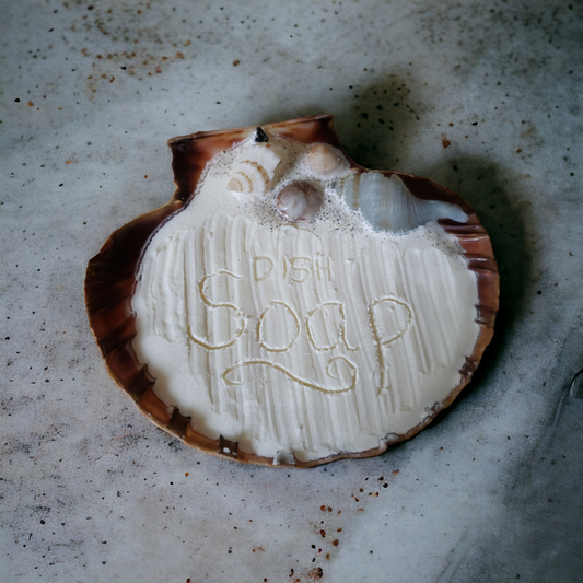 Seashell Dish Soap art