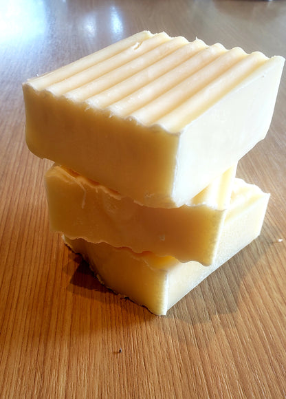 Tallowsoap on a bench 